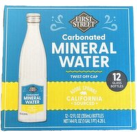 First Street Carbonated Mineral Water - 144 Ounce